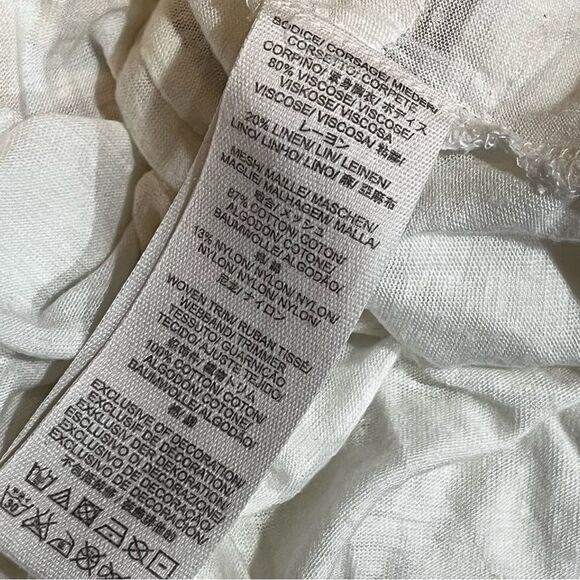 Free People Cream Sleeveless Embellished Blouse - Picture 15 of 15